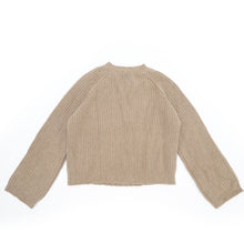 Load image into Gallery viewer, FW18 Cropped Camel Angora Knit
