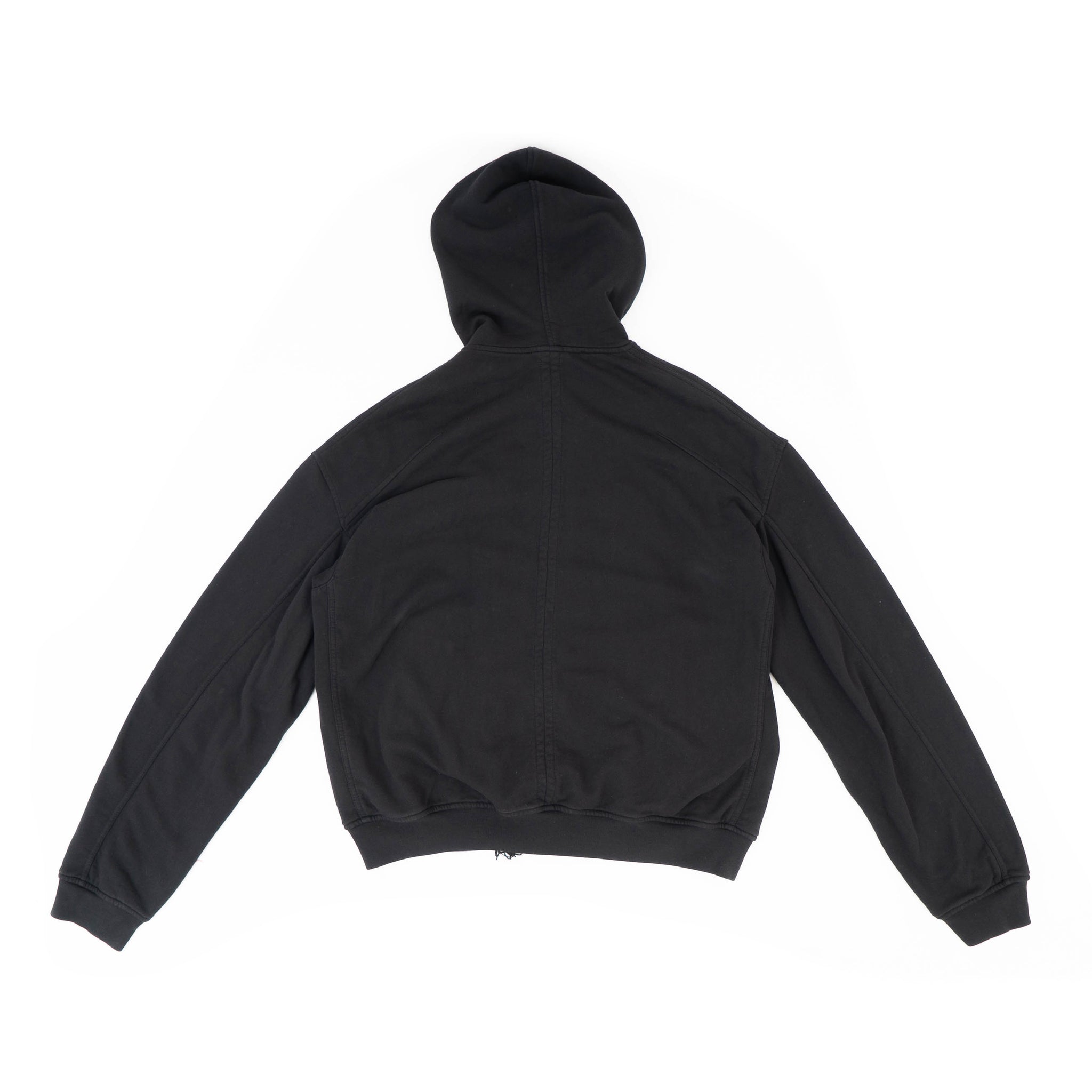 SS18 Oversized Distressed Zip-Hoodie – Backyardarchive