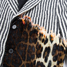 Load image into Gallery viewer, FW17 Cashmere Velvet Leopard Sample Blazer