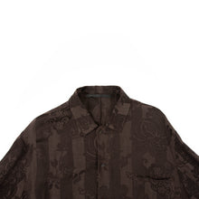 Load image into Gallery viewer, FW18 Aster Brown Floral Pyjama Shirt
