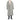 FW19 Ankle Length Bow Grey Coat