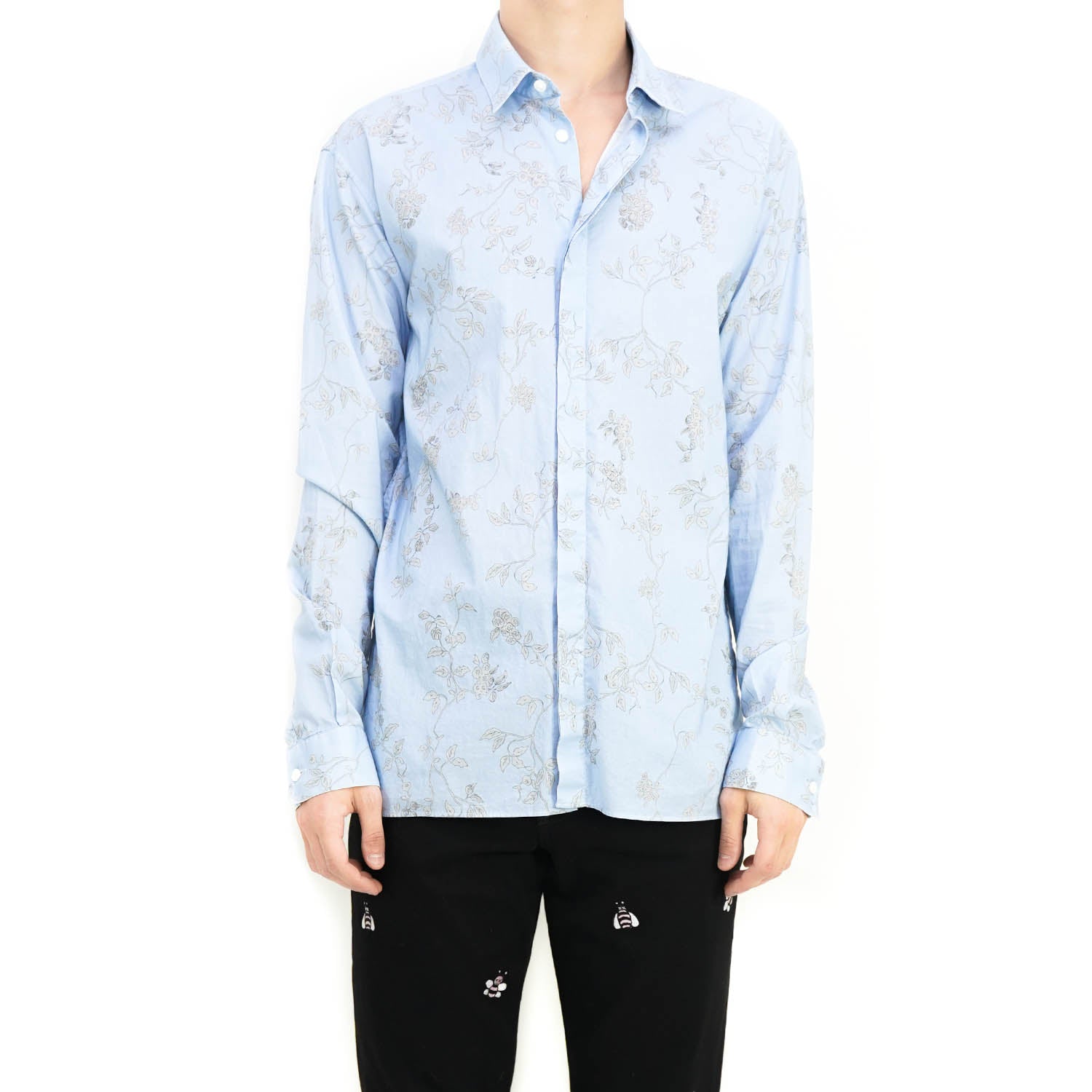 SS15 Light Blue Floral Shirt