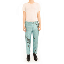 Load image into Gallery viewer, FW18 Light Blue Embroidered Trousers