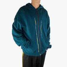 Load image into Gallery viewer, Embroidered Turquoise Perth Hoodie