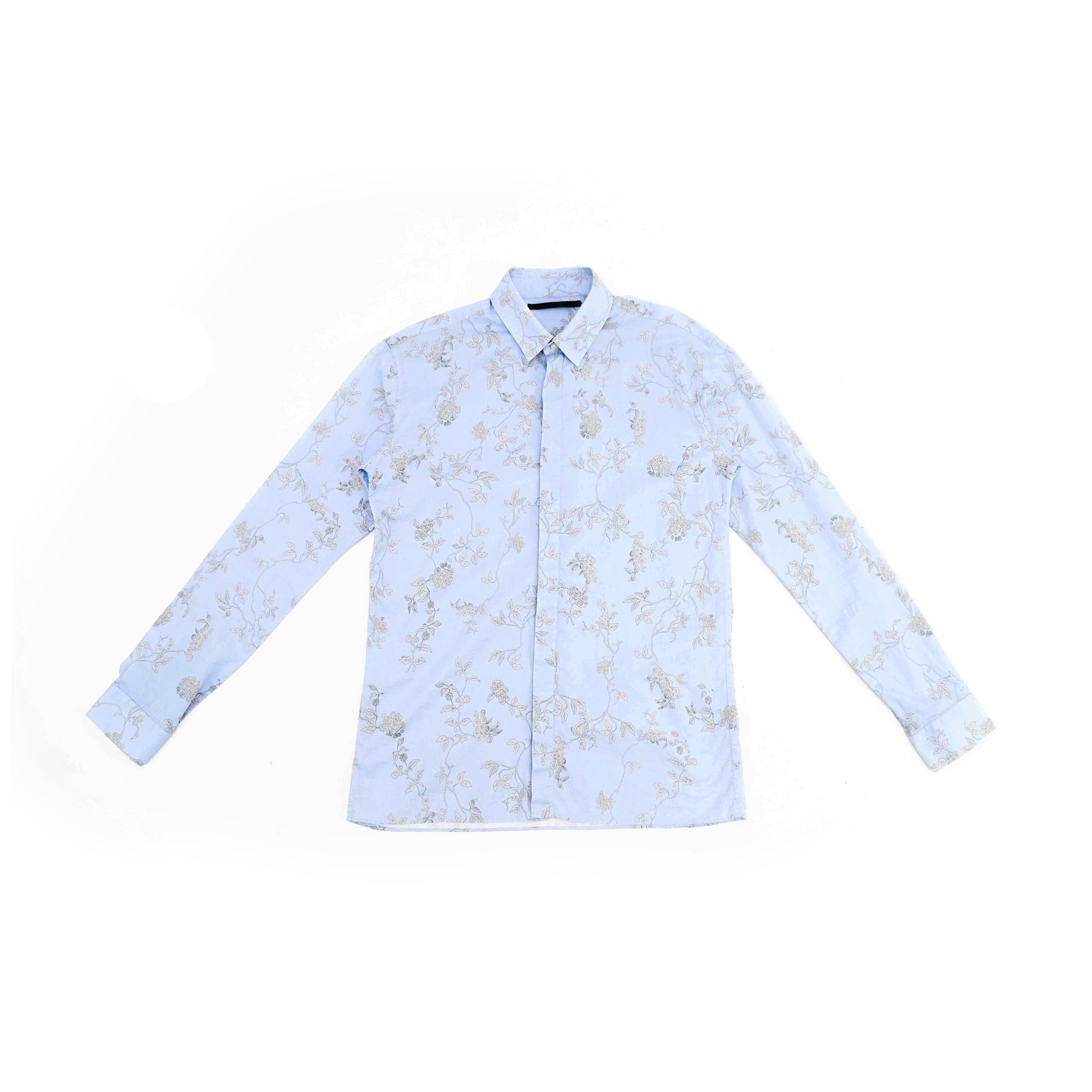 SS15 Light Blue Floral Shirt