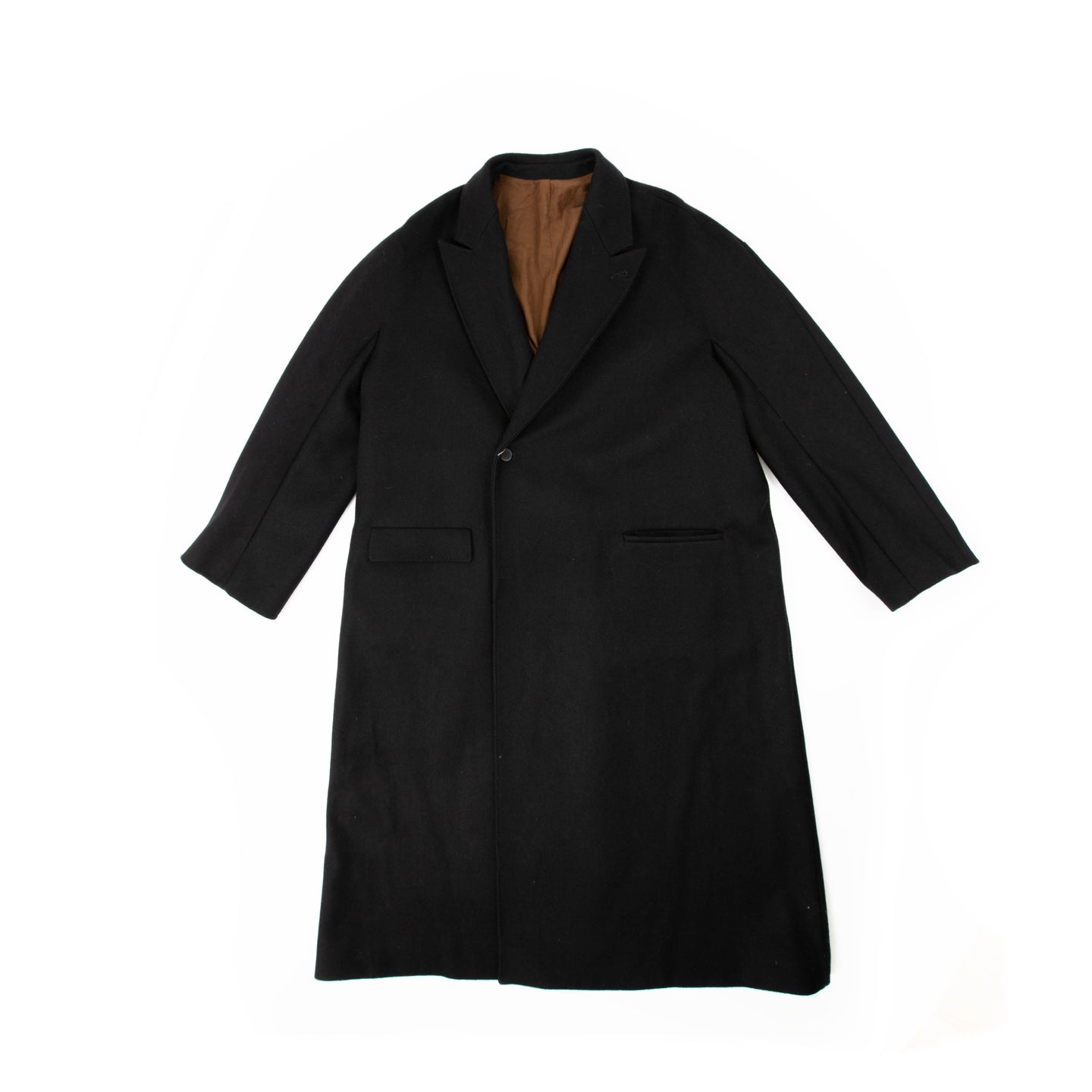 Ankle length sales black coat