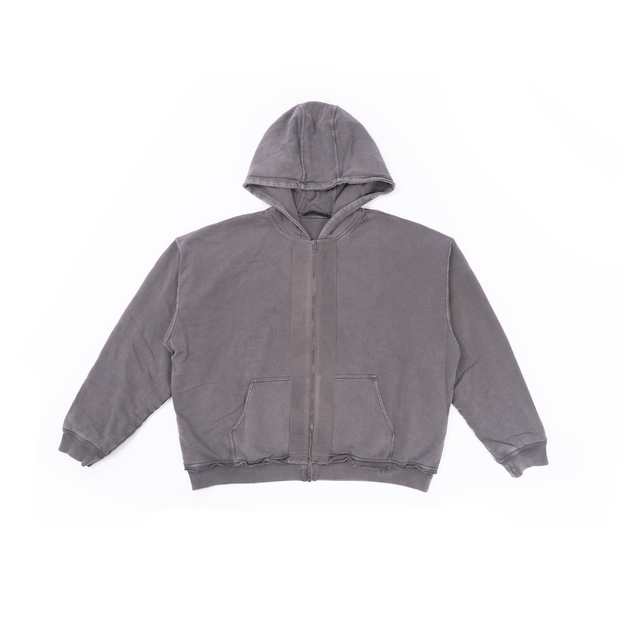SS21 Double Layer Contrast Panel Zip Up