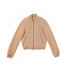 Load image into Gallery viewer, SS11 Beige Cotton Bomber Jacket