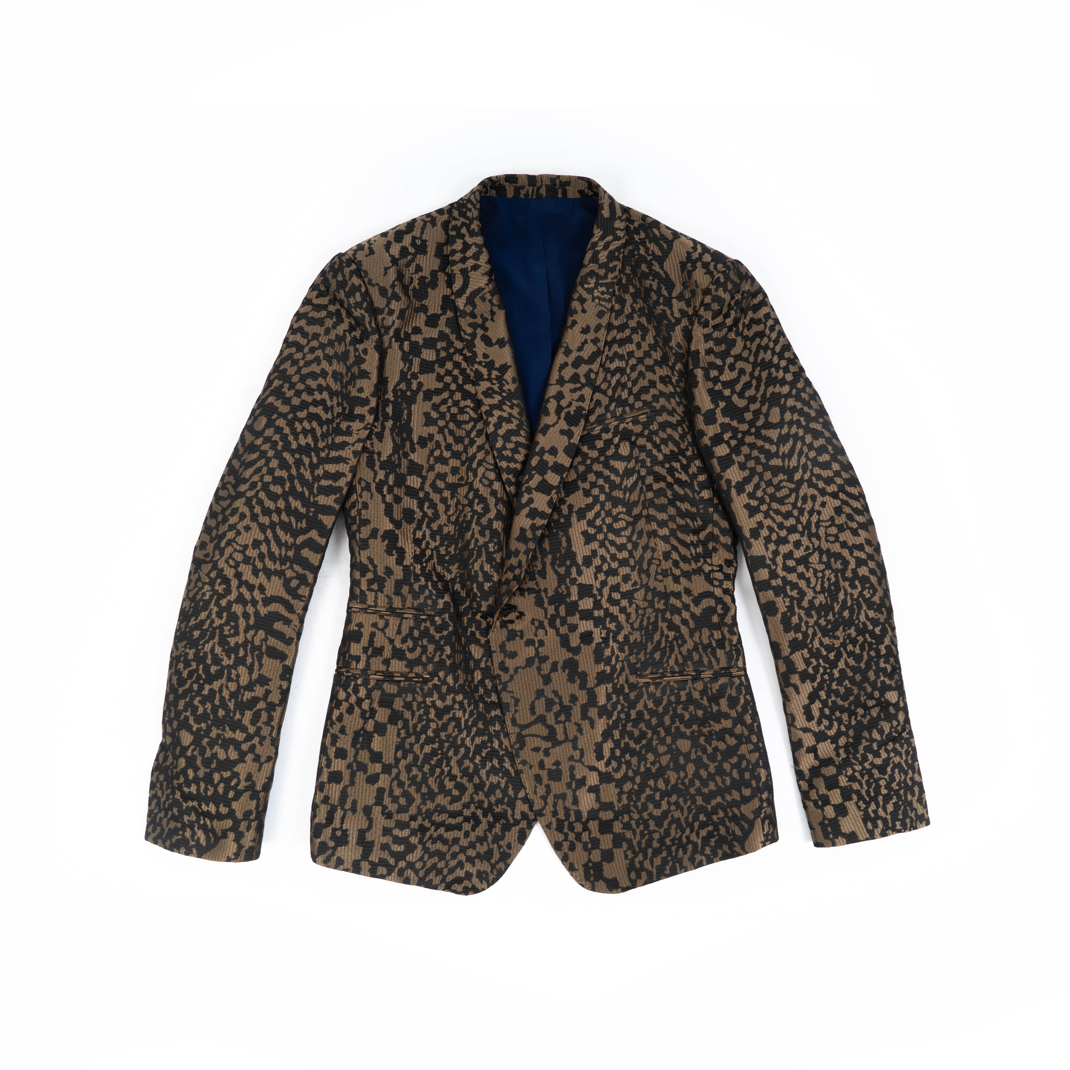 SS21 Golden Metallic Madeleine Forrest Jacquard Blazer