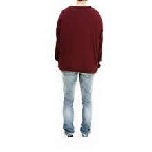 Load image into Gallery viewer, Oversized Lined Cardigan Burgundy