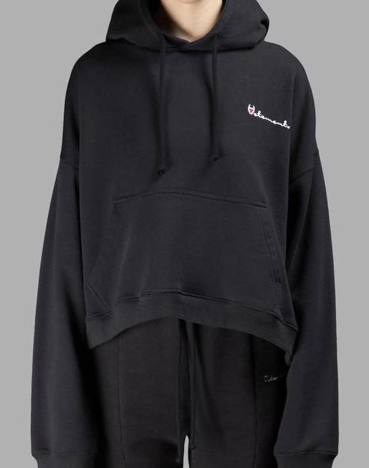 Vetements champion 2024 reversible hoodie