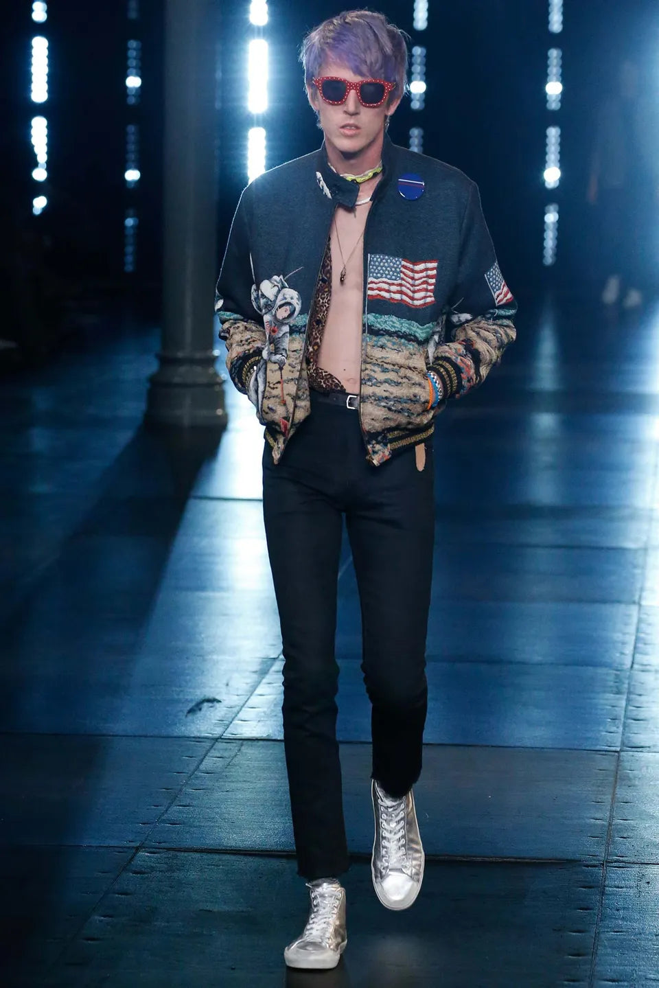 Saint laurent moon hotsell landing jacket