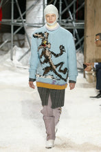 Load image into Gallery viewer, Light Blue Looney Tunes Inside Out Knit