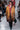 FW18 Brown Handpainted Runway Leather Coat