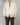 FW20 Ivory Nylon Bomber with Pointed Collar
